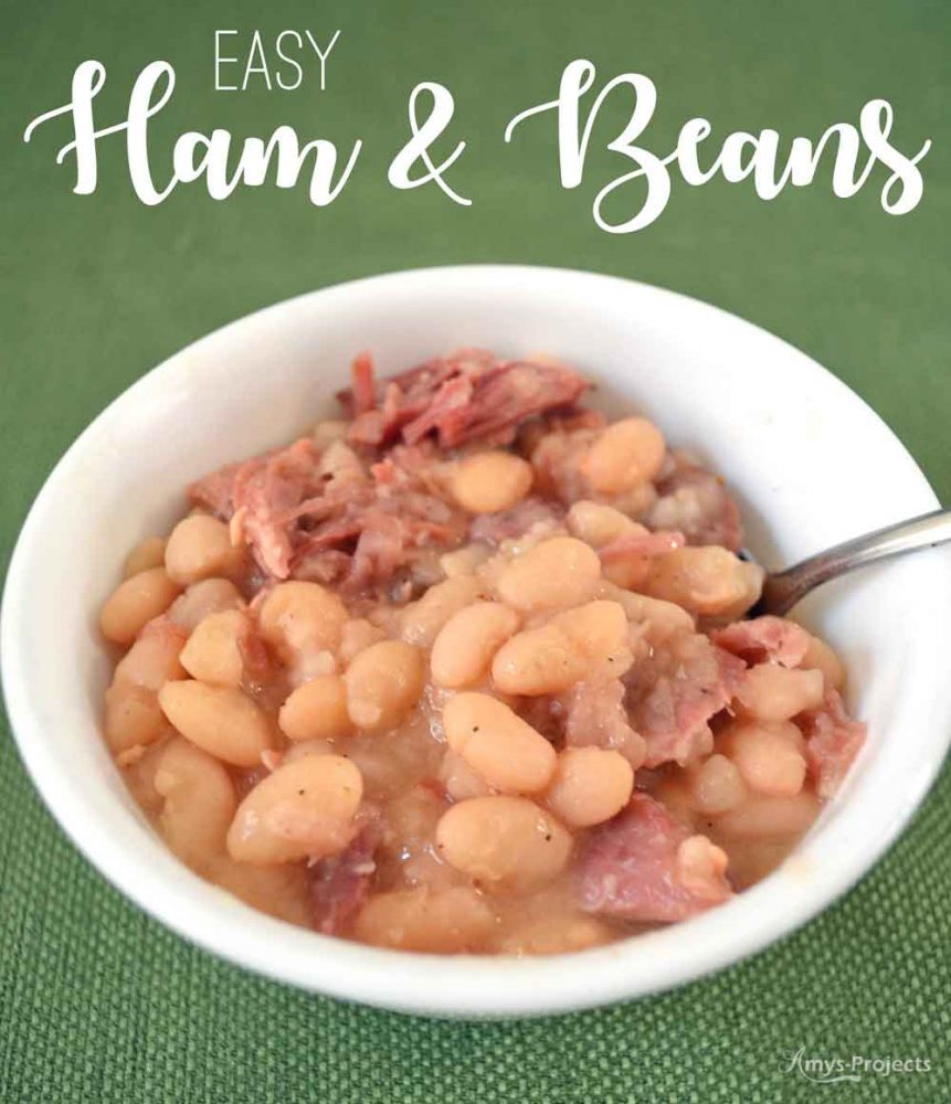 A perfect dish to polish off that ham, this easy ham and beans recipe uses the ham bone to add tons of flavor to the soup.